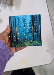 Mini Forest Landscape painting
