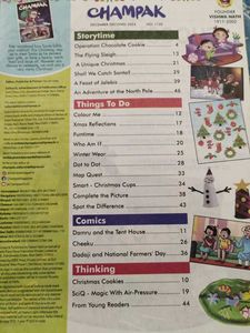 Champak Magazine Christmas- December 2024 Edition