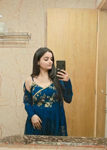 Elegant Navy Blue Jumpsuit with Jacket