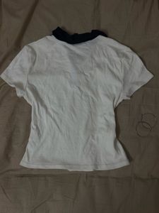 Retro Inspired Collared Top