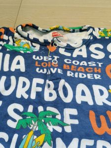 Baby Boy Summer Surfboard Romper