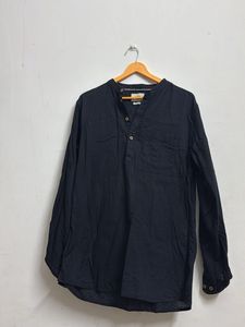 Max Black Short Kurta