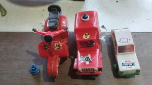Vintage Toy Vehicles Set