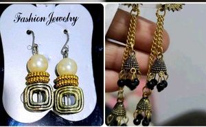 2 Set Long Earrings