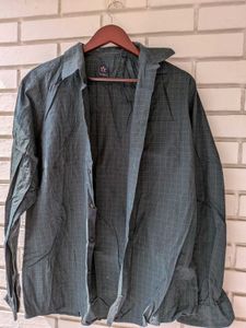 Green formal shirt