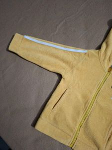 Kids Yellow Zip-Up Hoodie