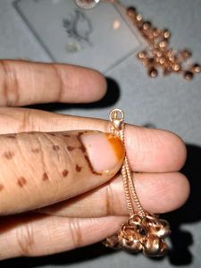 Charming Rose Gold Kashmiri Earrings