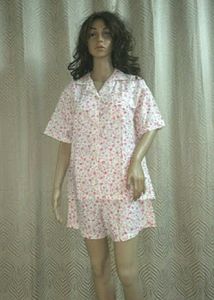 Night Suit New Cotton Night Dress Flower Printed Shorts And Shirt