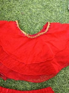 Red Skirt &amp; Top Set