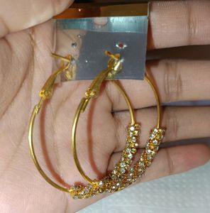 Earrings Golden Colour