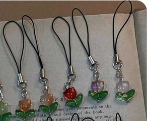 Cute Flower Phonecharms ( set of 3 )