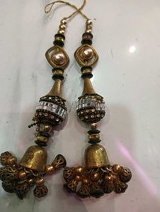 Pink & Gold Tassels