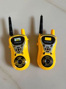 Pair of Yellow Walkie Talkies