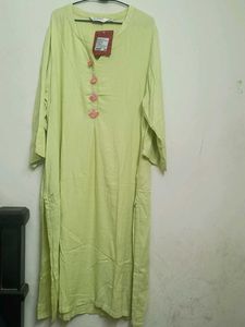 New Biba Green Kurta Size 42