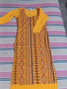 Elegant Yellow Kurta