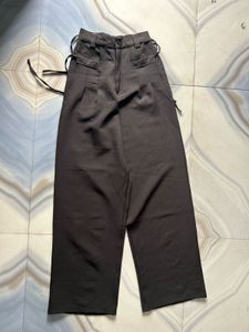 Offduty Stylish Black Wide-Leg Pants