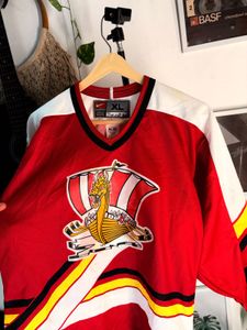 Vintage Red Hockey Jersey