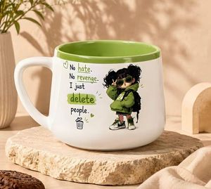 Funny "Delete People" Mug