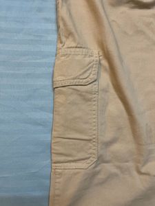 Women Khaki Cargo Pants