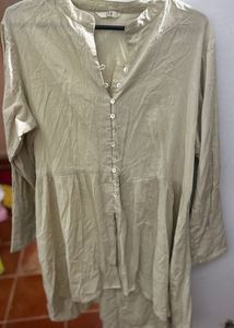 Olive Green Button Down Top