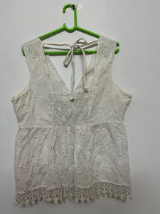 White Schiffili Tunic