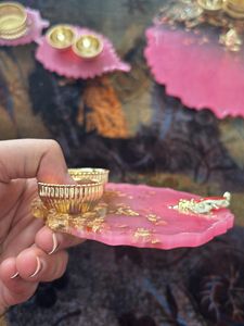 Ganesha Thali Small Pink