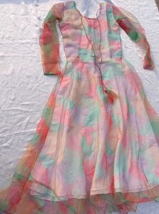 Beautiful Tie-Dye Kurta Set with Dupatta
