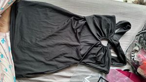 Stylish Black Halter Neck Dress