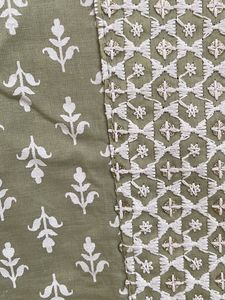 Avaasa Green Cotton Kurta