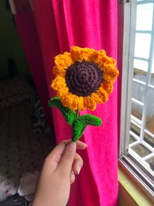 Handmade Crochet Sunflower