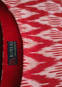 Classic Red Ikat Kurta