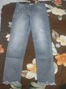 Grey colour jeans