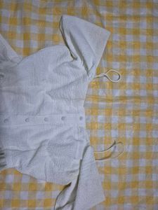 Pinteresty Coquette Fairy Croset White Dress