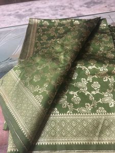 Elegant Green Silk dupatta