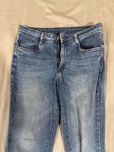 Kraus Vintage Women's Flared Blue Denim Jeans