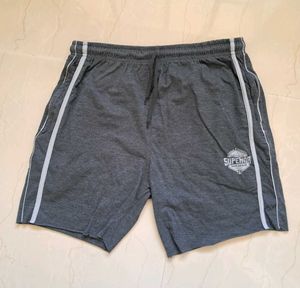Men's Black Cotton Shorts