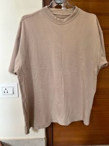 H&amp;M Regular fit Beige T-Shirt