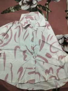 Unique Printed Button-Up Shirt