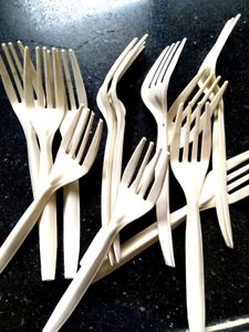 50 Biodegradable Forks