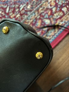 Prada Black Leather Tote Bag