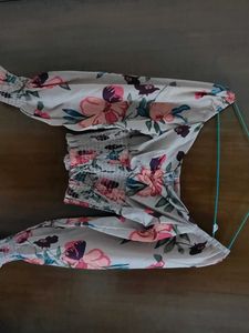 Beautiful Floral Crop Top