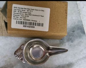Unused Baby Feeder Steel Spoon