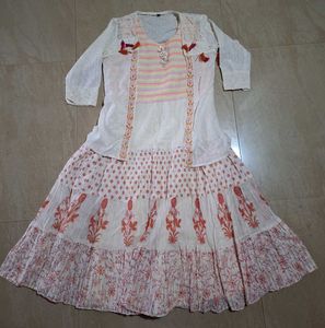 Off-White  2-Piece Kurta Set