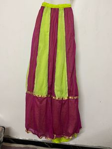 festivals Vibrant Striped Ethnic Skirt