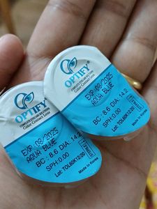 Optify Aqua Blue Contact Lens