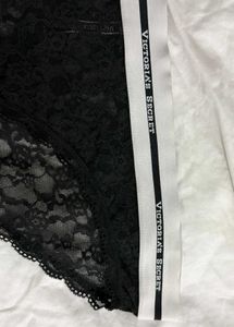 Victoria's Secret Black Lace Panty