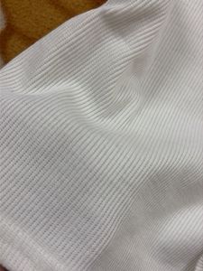 White Ribbed Tube Top