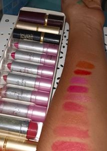 12 Assorted Lipstick Collection with Swatches