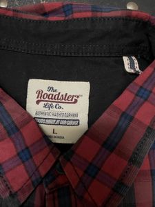Roadster Men's Red Plaid Shirt