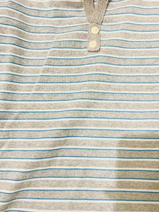 Grey With Blue Strip Tshirt